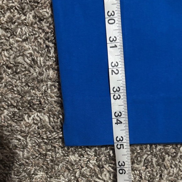 J. Crew Vibrant Blue Chinos ankle look - Picture 8 of 11